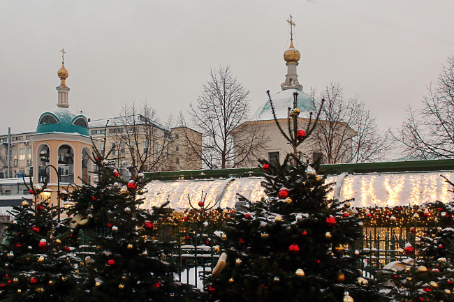 новогодняя Москва
