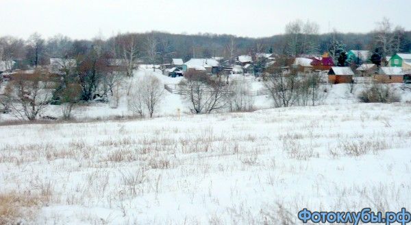 Деревенские мотивы зимы
